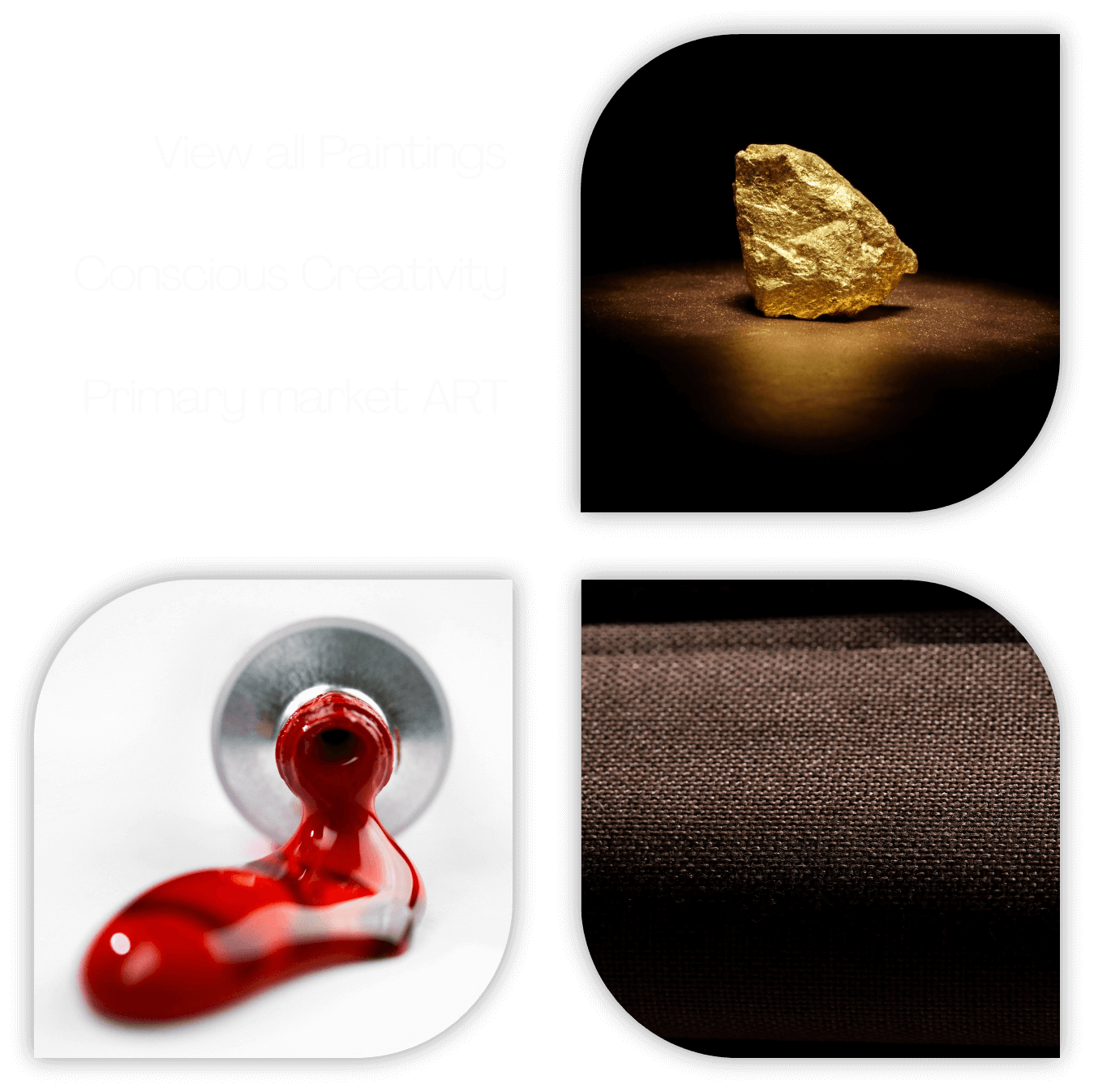 Pure Gold leaf ART Gallery - view all paintings - phone