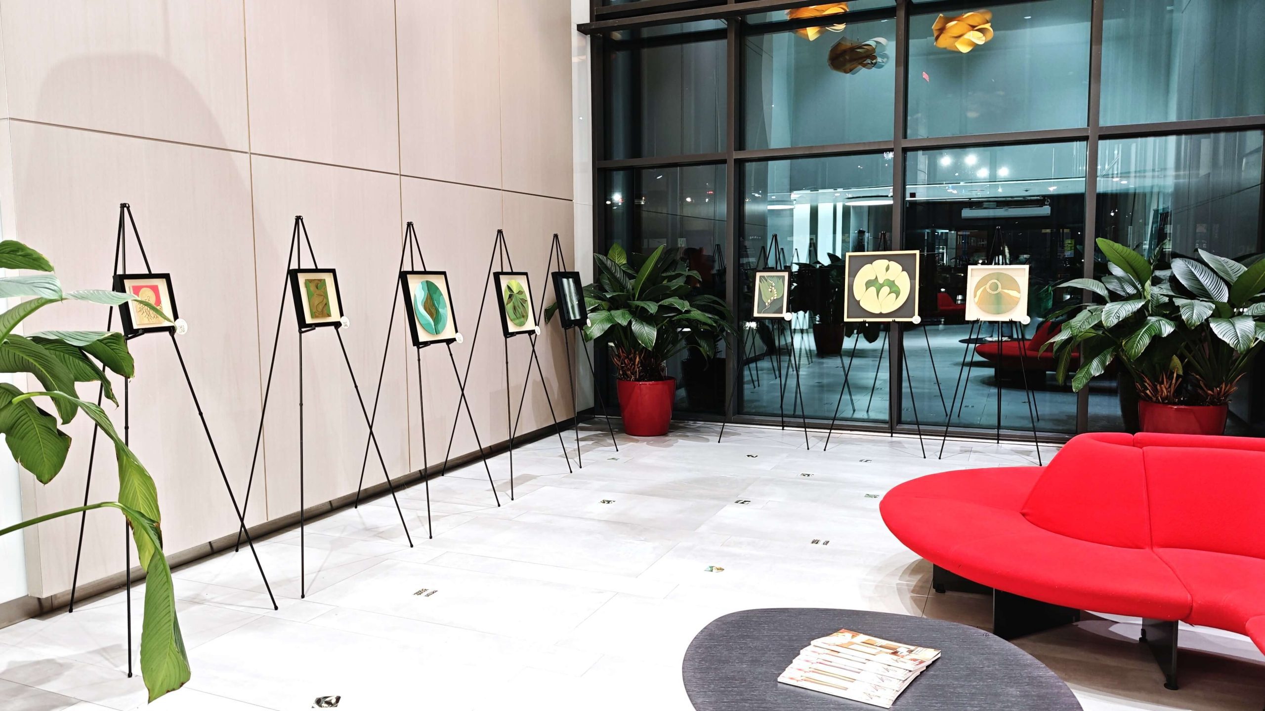 Pure Gold leaf painting exhibition - Cristina Staicut - Garden of Venus Art Exhibition - Chapter I