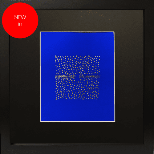 Euphoria Gold leaf abstract painting - framed artwork - NEW In