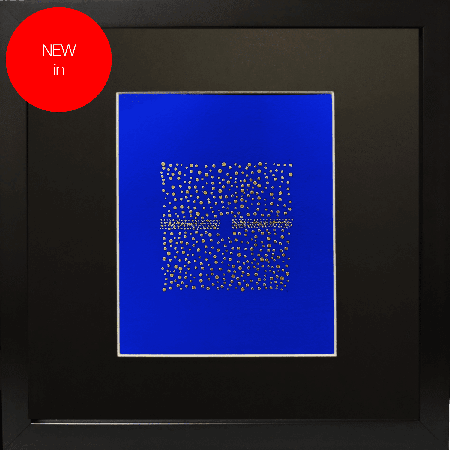 Euphoria Gold leaf abstract painting - framed artwork - NEW In